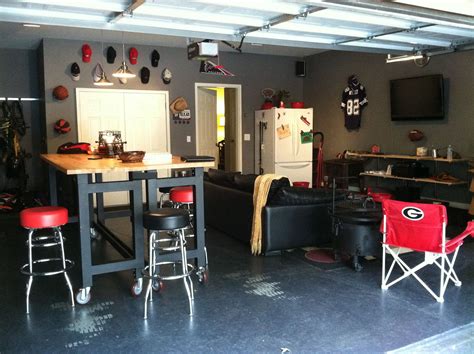 Garage Sports Bar. | Man cave home bar, Garage bar, Bars for home