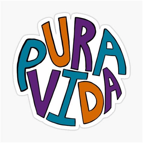 Pura Vida Stickers | Redbubble