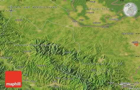 Satellite Map of Tuzla