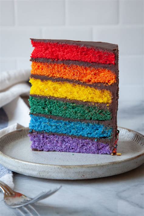 Rainbow Layer Cake | Rainbow Cake Recipe | Eat the Love