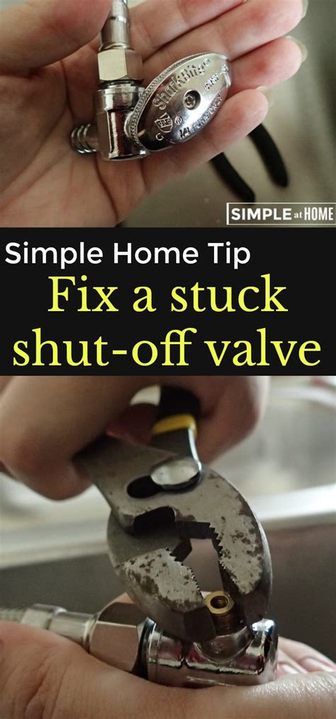 🔧Fixing a Stuck 1/4 Turn Shut Off Valve • Simple At Home 🔧