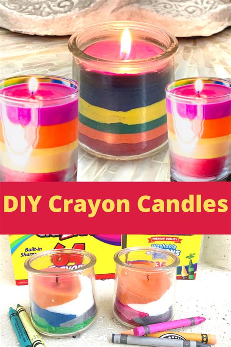 How to make diy homemade crayon candles – Artofit