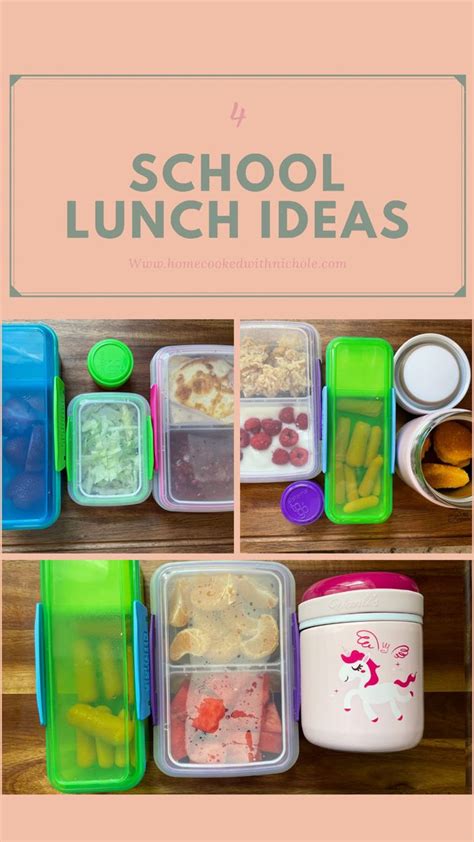 School Lunch Ideas | School lunch, Lunch, Recipes