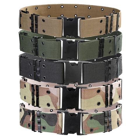 Men's Tactical Belts Outdoor Straps Military Equipment Army Outer ...