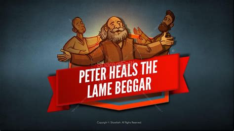 Acts 3 Peter Heals the Lame Man Kids Bible Stories | Clover Media