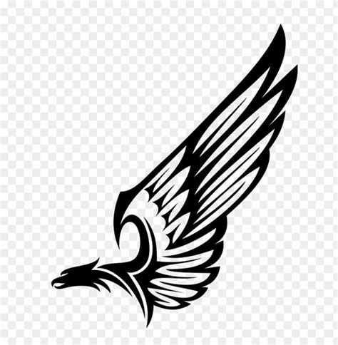 Half Wings Png Hd - Eagle Wings Vector PNG Transparent