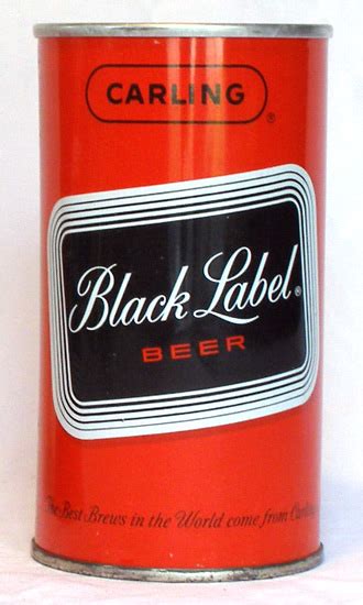 Black Label Beer Vintage Tab Top Beer Can from Vintagecans.com