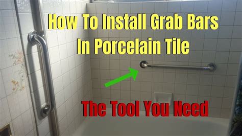 The Complete Guide To Installing A Shower Grab Bar On Tile - Home Tile ...