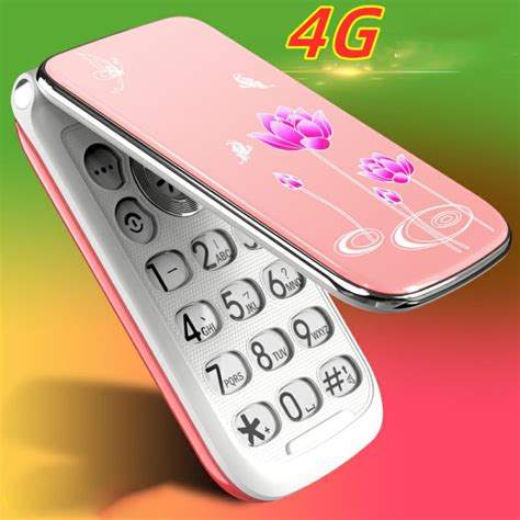 Original 4G flip phone dual sim big screen old mobile phone 8900 mAh ...