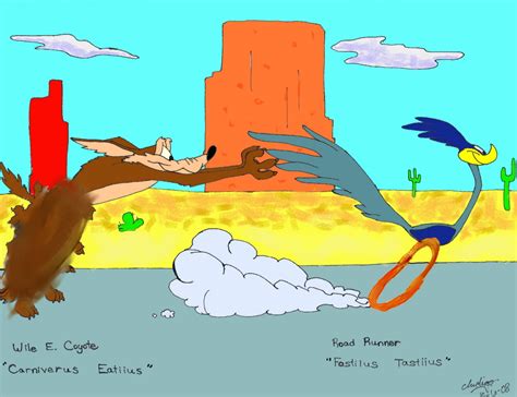 Wile E Coyote and Road Runner by NightangelWorks on DeviantArt