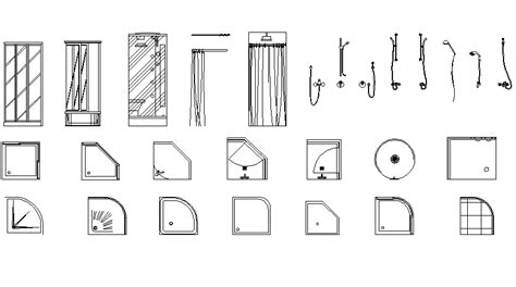 Shower CAD Block