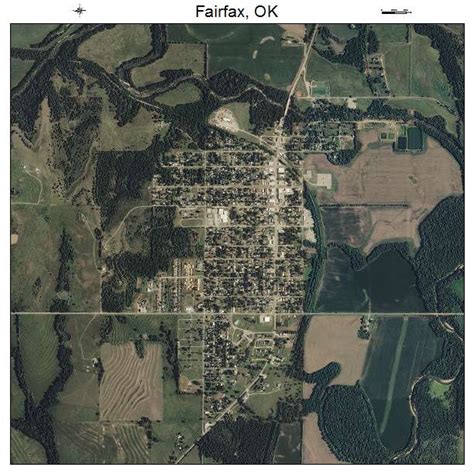 Aerial Photography Map of Fairfax, OK Oklahoma