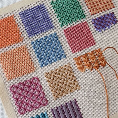 Needlepoint Stitches and Stitch Variations | How To Do Easy