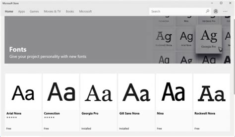 Windows 10 Fonts Are Now Available in the Microsoft Store