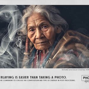 Smoke and Dust Photo Overlay Effect Adobe Photoshop Actions, Aesthetic ...