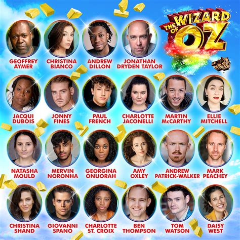 Full cast announced for The Wizard of Oz - Curve Theatre, Leicester