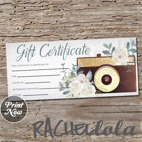 Free Gift Certificate Template, Printable Certificates, Gift ...