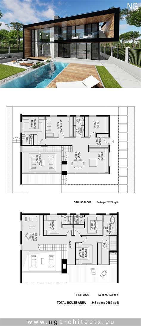 Modern Villa Layout Plan - Image to u