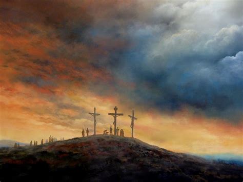 Calvary by James Martin - Veritasse - Christian Art | Christian art ...