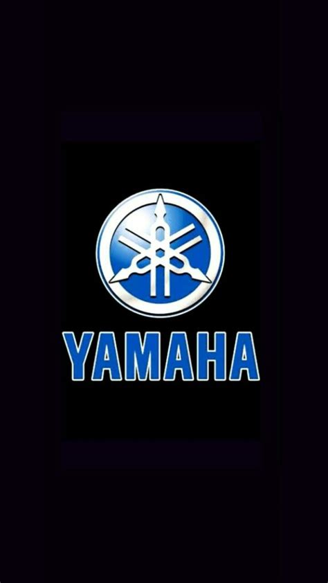 Yamaha Logo on Black Background