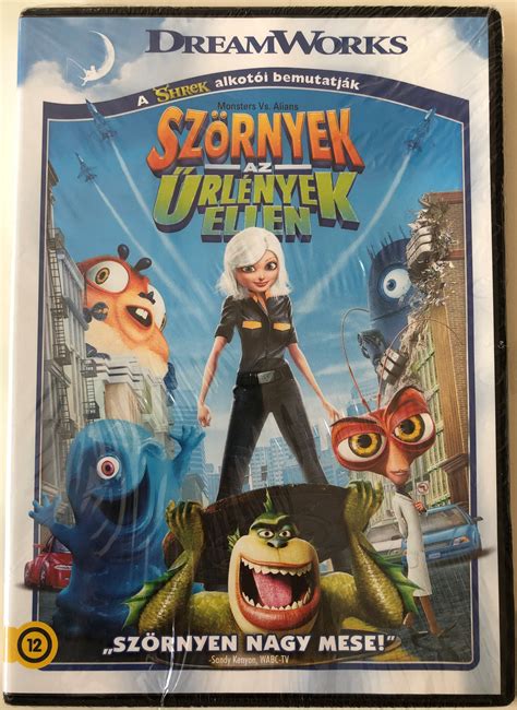 Monsters Vs. Aliens Dvd Cover