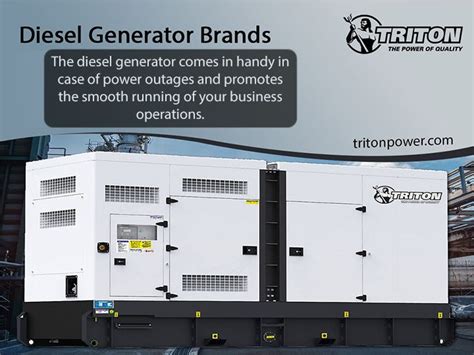 Diesel Generator Brands - Triton Power - Medium