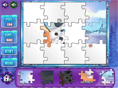 Frozen Puzzles - Play Online on Flash Museum 🕹️