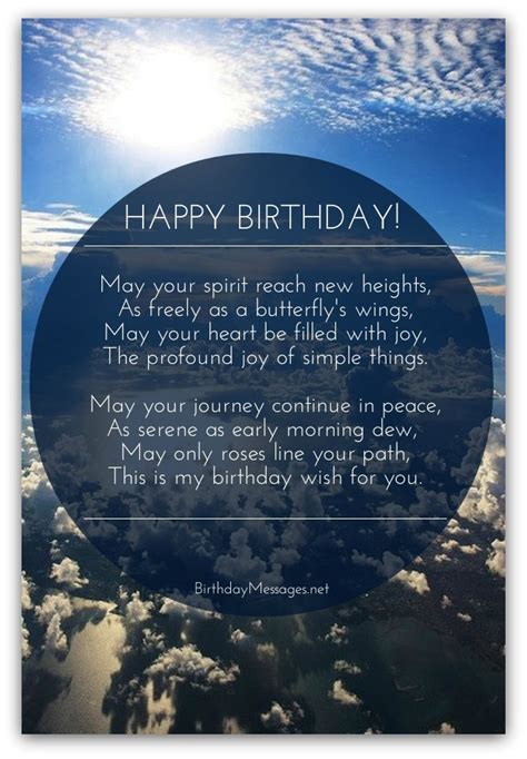 Inspirational Birthday Poems to Lift Up Someone Special