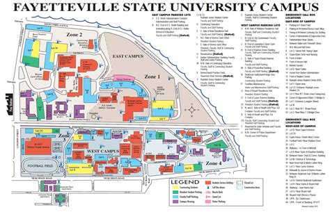 Fayetteville State University Campus Map – Map VectorCampus Map