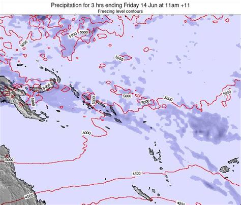 Solomon Islands Precipitation for 3 hrs ending Wednesday 18 Dec at 5pm +11