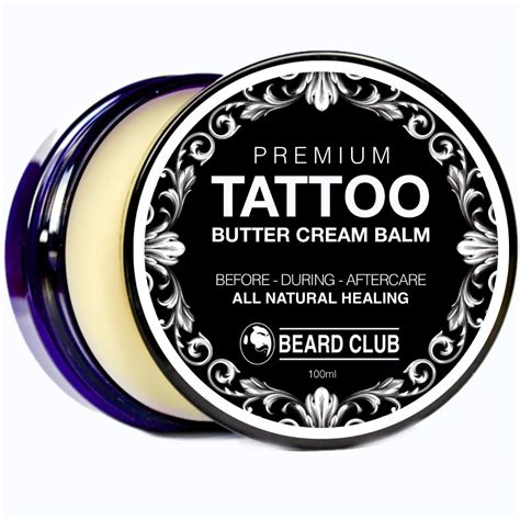 Buy Tattoo Aftercare Cream - Soothing & Moisturising Tattoo Balm ...