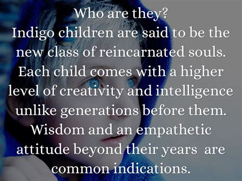 indigo children | Indigo children, Indigo children traits, Indigo