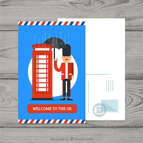 Free Vector | Travel postcard template