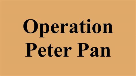 MyBestTime: Operation Peter Pan