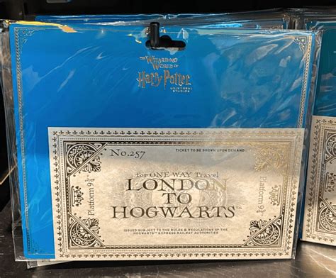 Universal Studios Harry Potter Hogwarts Express Ticket New With Tag ...