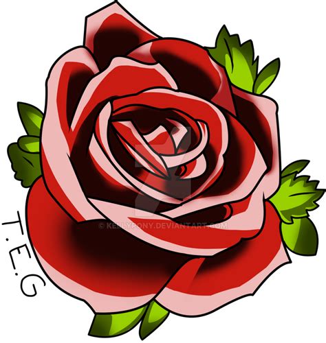 Traditional Rose Tattoo Drawing | Free download on ClipArtMag