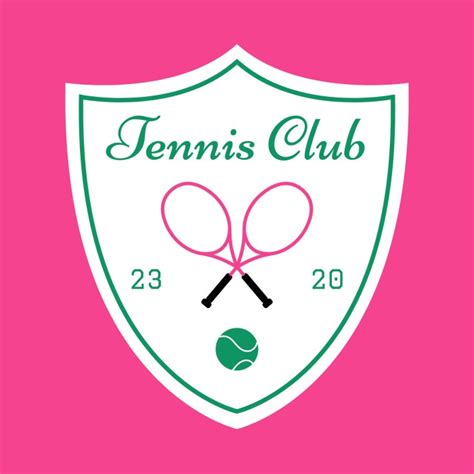 Customize this Modern Simple Sport House Tennis Club Logo design for free