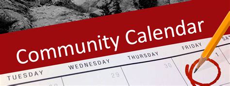 Community Calendar - The Red Lodge Area Community Foundation