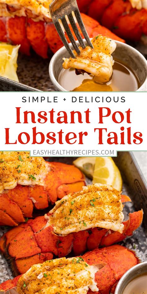 Instant Pot Lobster Tails - Easy Healthy Recipes