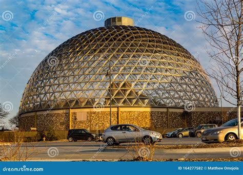 Desert Dome Henry Doorly Zoo Omaha At Night Editorial Photo ...