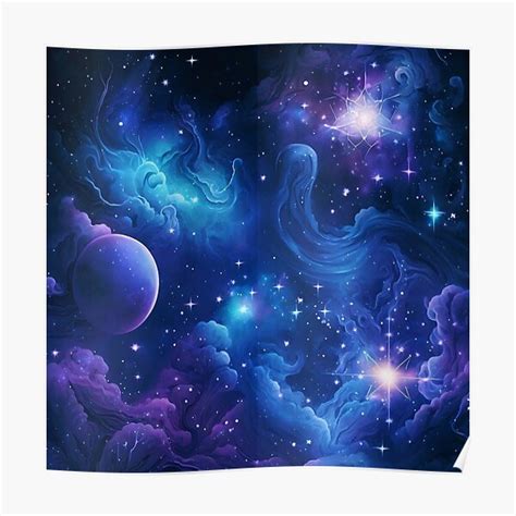 Nebula Night - Cosmic Art with Deep Space Galaxies and Starry Skies ...