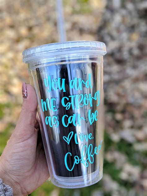 Coffee + A Free SVG: DIY A Custom Tumbler with Adhesive Vinyl | Custom ...