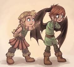 Hiccup and Astrid - DreamWorks Dragons: Riders of Berk Fan Art ...