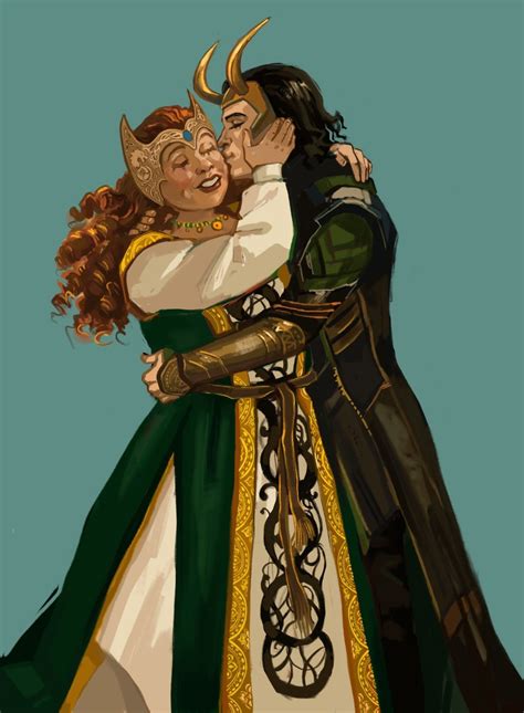 Gilt and Green — Odin: I am glad Sigyn and Loki are married now....