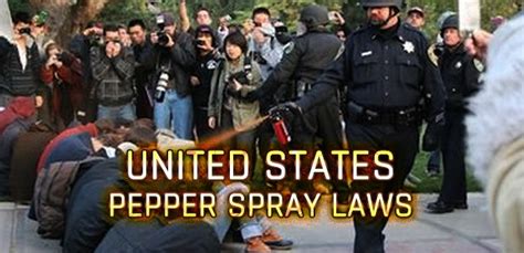 United States Pepper Spray Laws | My Self Defense