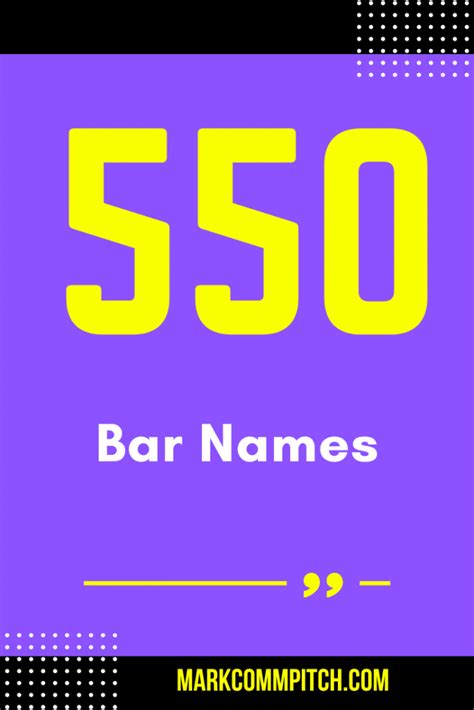 550+ Bar Name Ideas, Catchy and Unique Bar Names Suggestions