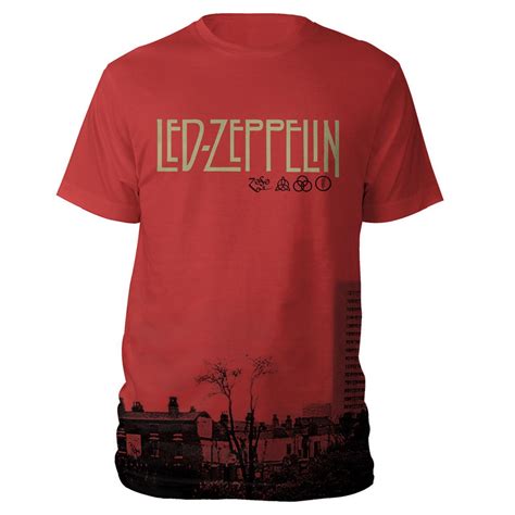 Led Zeppelin IV Inner Sleeve Red T-Shirt