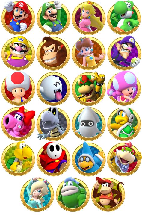 Mario Party Playable Characters by cutiepatootie64 on DeviantArt