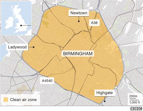 Birmingham Ulez Zone Map - Maproom - Talitha Flower