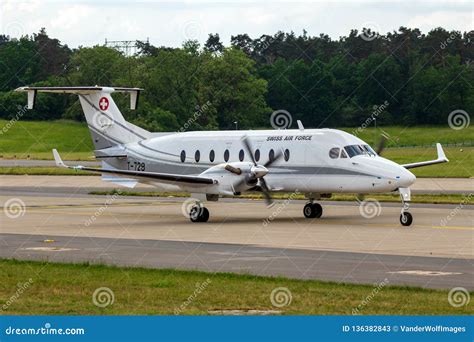 Swiss Air Force Beech 1900D VIP Transport Plane Editorial Stock Photo ...